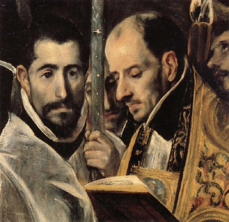 Details of The Burial of Count Orgaz, El Greco